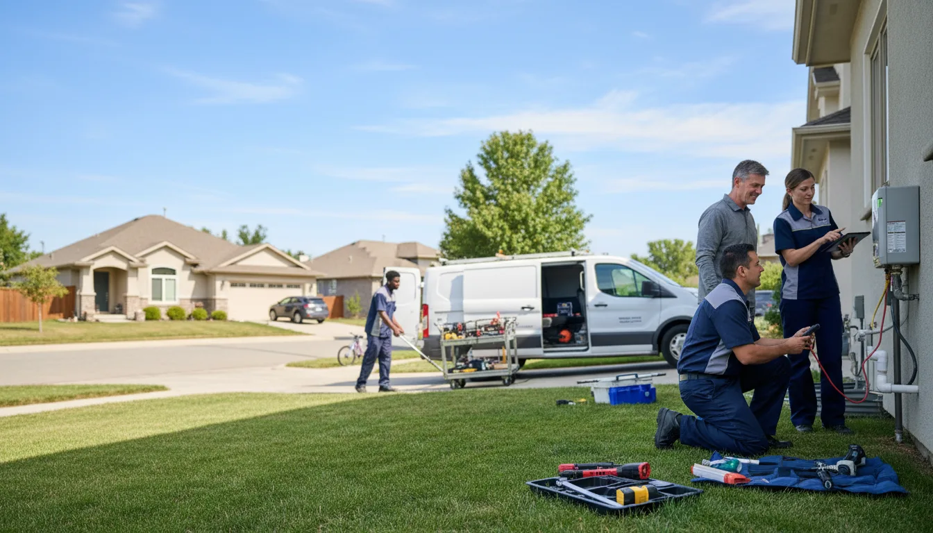 Tankless water heater service in Knickerbocker, TX